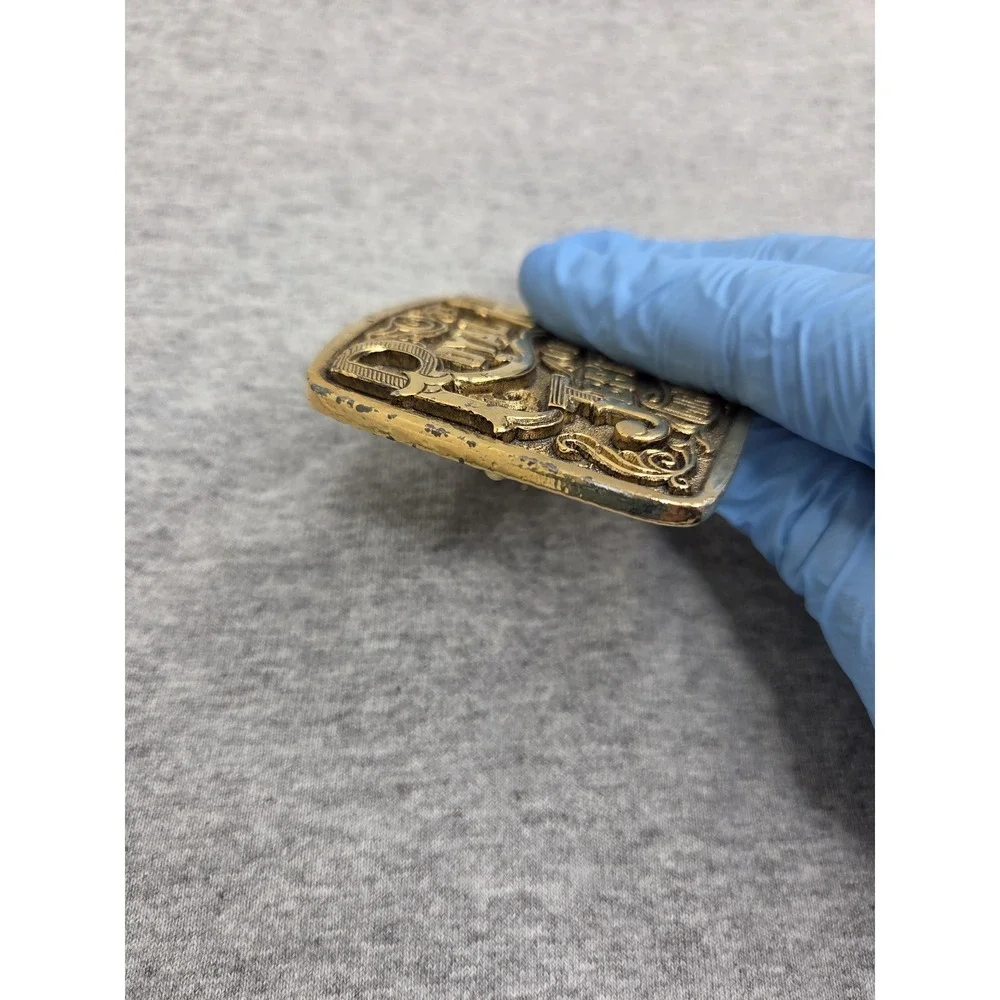 Royal Order of Jesters Masonic Freemason Heavy Belt Buckle Artunian Jewelers
